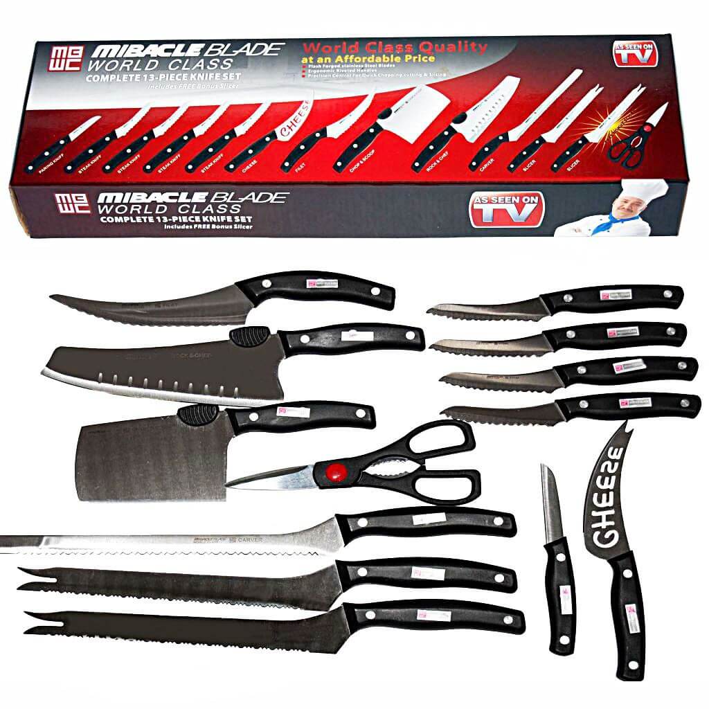 Mibacle Blade Professional 13-Piece Chef Knife Set