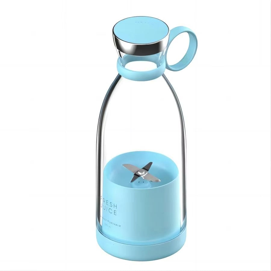 Portable USB Electric Juicer Blender – Mini Fruit Mixer & Smoothie Maker Cup (420ml)