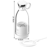 Portable USB Electric Juicer Blender – Mini Fruit Mixer & Smoothie Maker Cup (420ml)