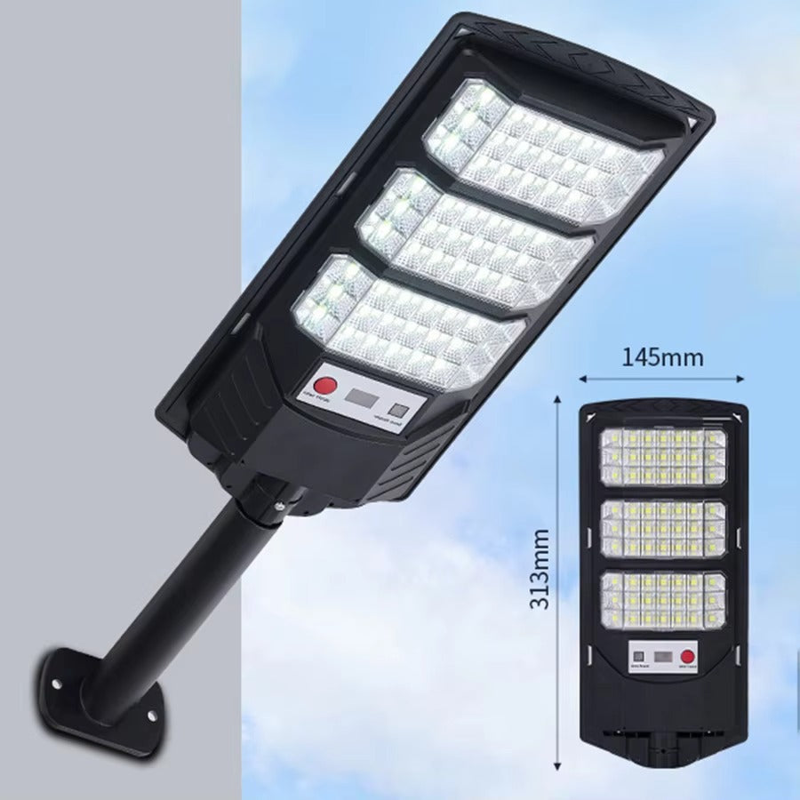60W Solar LED Outdoor Light – Motion Sensor Waterproof Security Wall Lamp with Remote Control