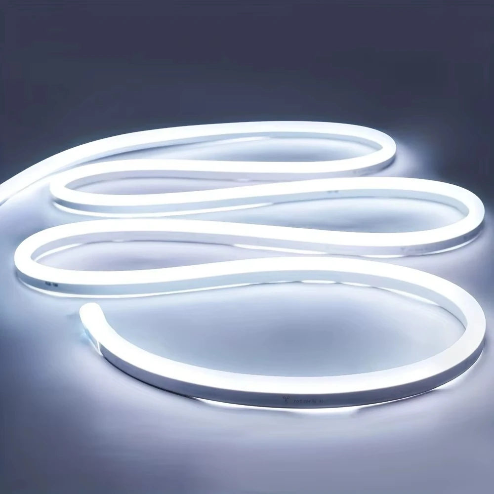 Flexible 5M 12V Neon Style LED Strip Light for Home Decor and Car Lighting