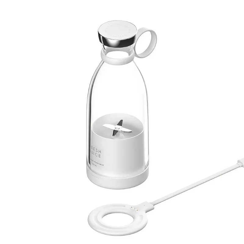 Portable USB Electric Juicer Blender – Mini Fruit Mixer & Smoothie Maker Cup (420ml)