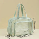 Dry-Wet Separation Travel Bag – Large Capacity Transparent Gym & Swimming Bag