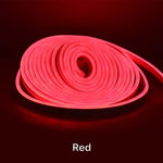 Flexible 5M 12V Neon Style LED Strip Light for Home Decor and Car Lighting