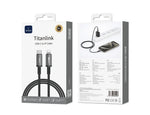 WiWU TitanLink 30W USB-C to Lightning Fast Charging Cable (1M) | MFi Compatible